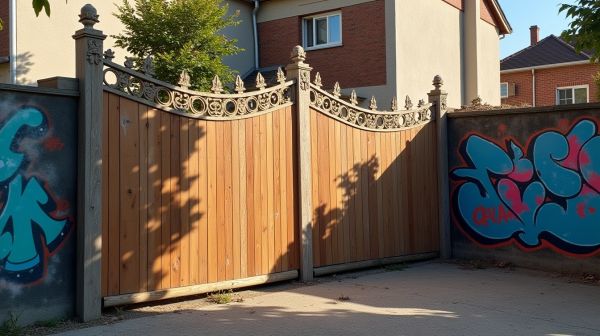 Créez un impact visuel sur votre chantier grâce à une palissade décorative